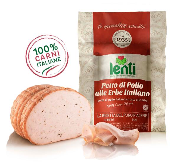 Lenti presenta Il Petto di Pollo Italiano Arrosto alle ERBE